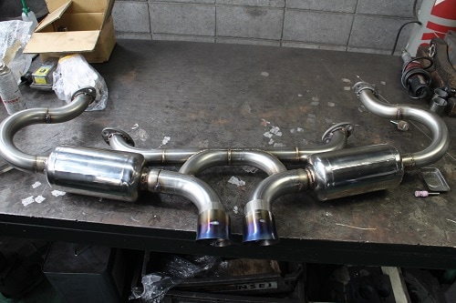 ポルシェ 987ケイマンS ワンオフマフラー 【型式：ABA