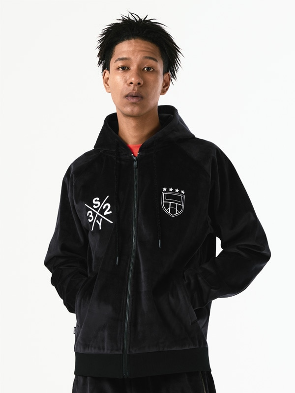 VELOUR 3 LAYER ZIP HOODIE | COLLECTION,2025 F/W | 【公式】SY32 by