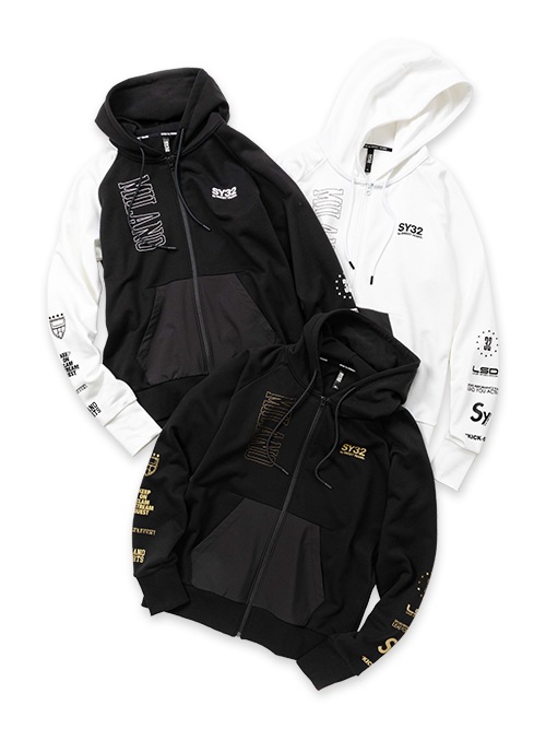 TEXTURE MIX ZIP HOODIE | SPECIAL | 【公式】SY32 by SWEET YEARS