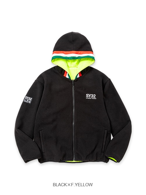 REVERSIBLE FLEECE ZIP HOODIE | TYPE,SETUP | 【公式】SY32 by SWEET