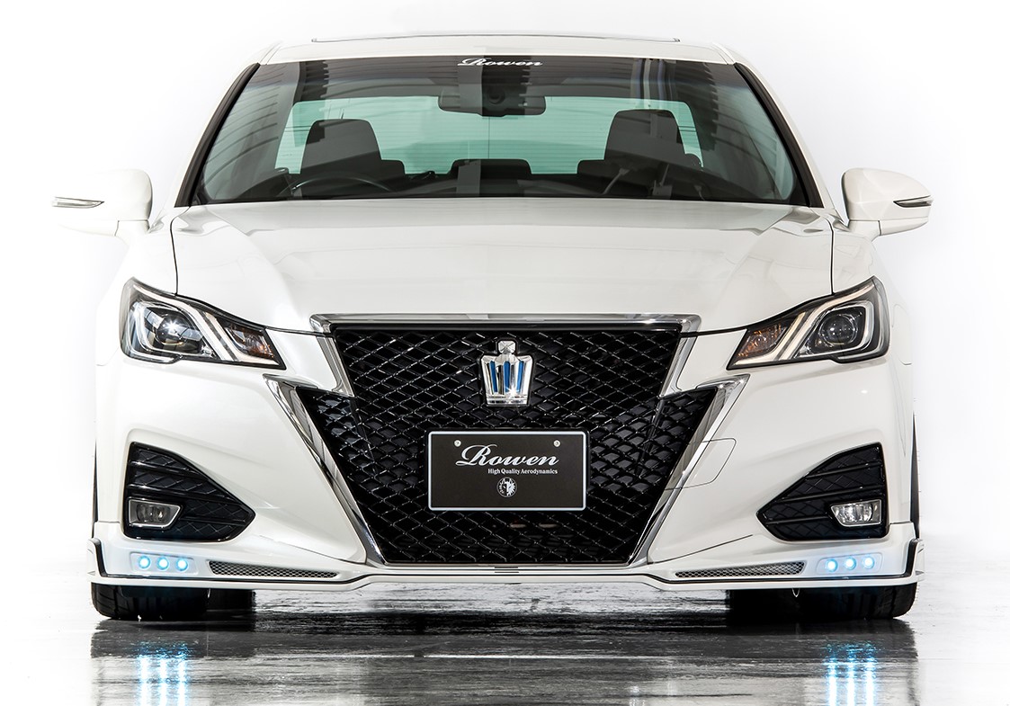 フロントスポイラー*LEDランプ 210 CROWN ATHLETE 後期 MODEL｜エアロ