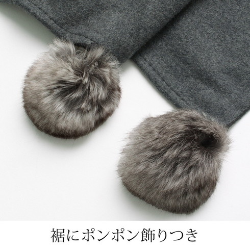 送料無料 ストール ショール マフラー チンチラ シルク リアルファー