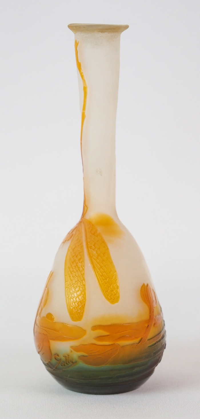 エミール・ガレ 「蜻蛉と睡蓮文花瓶」 | | アトリエ・ブランカ