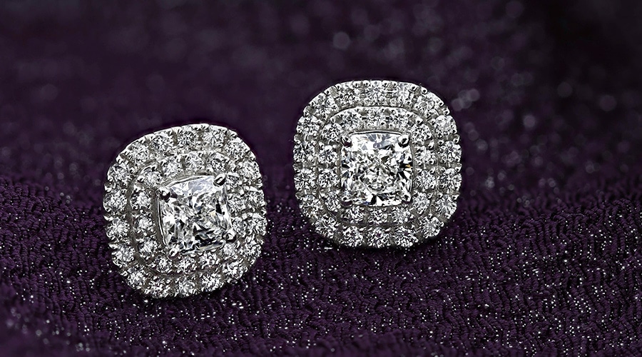 ダイヤモンド ピアス 1.4ct(Total) G VVS1～2 プラチナ GIA 鑑定書付