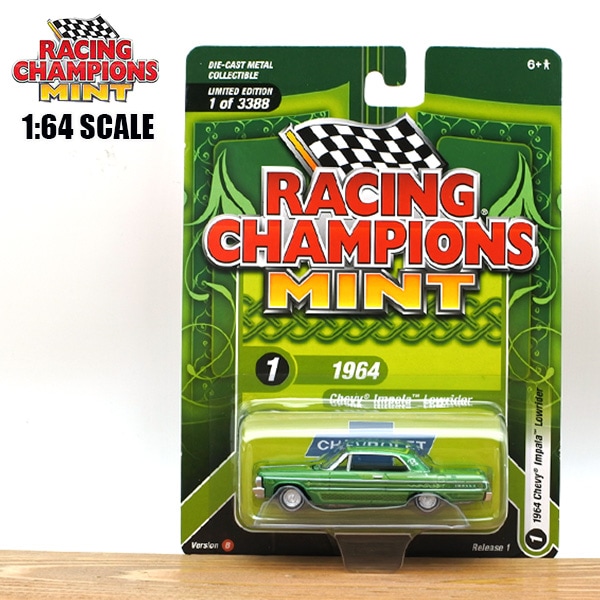 1/64 ミニカー 1964 CHEVROLET IMPALA グリーン 1964年 シボレー