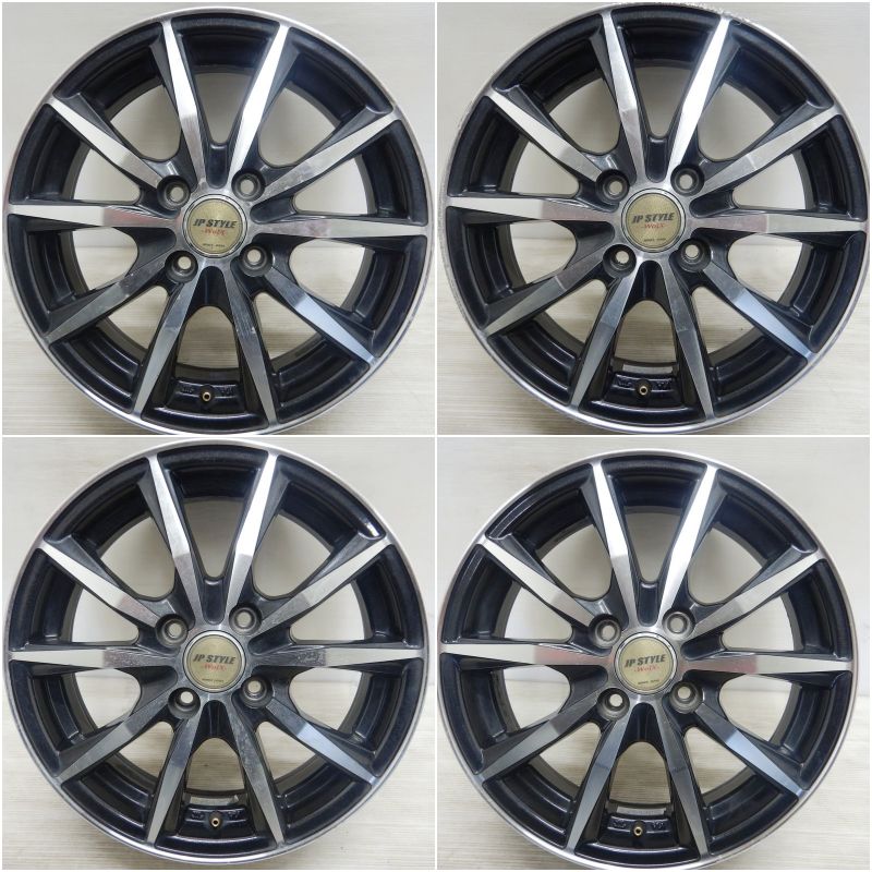 アルミホイール15インチ中古 中古 15インチ アルミ JP STYLE Wolx 4本セット<BR>サクラ N BOX