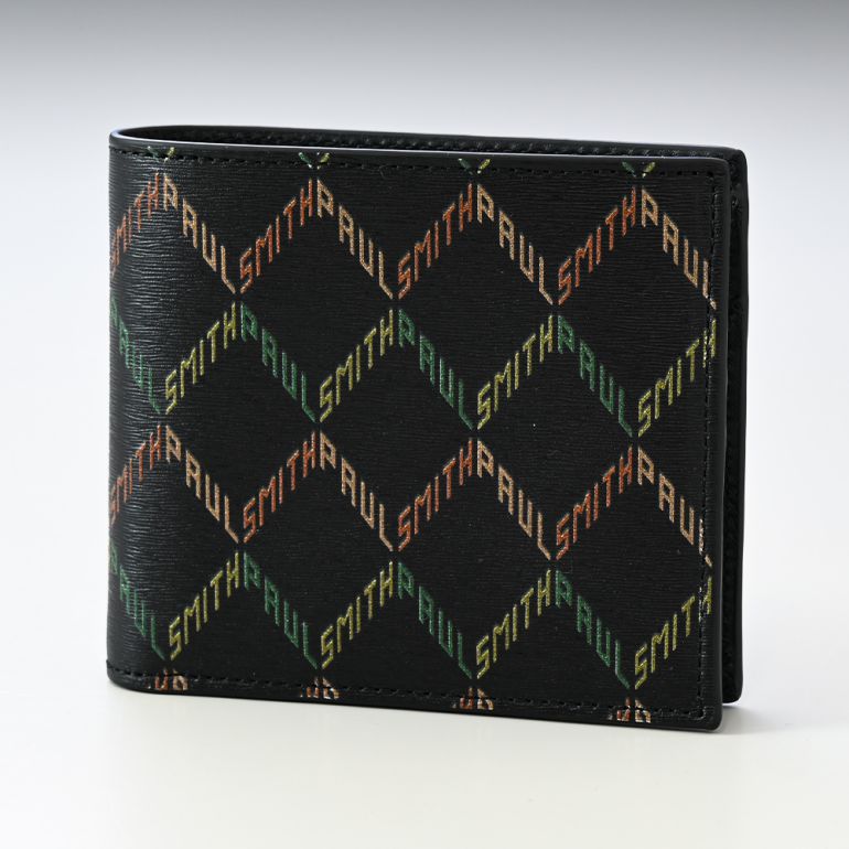 ポールスミス Paul Smith 財布 二つ折り財布 メンズ ブラック 4833