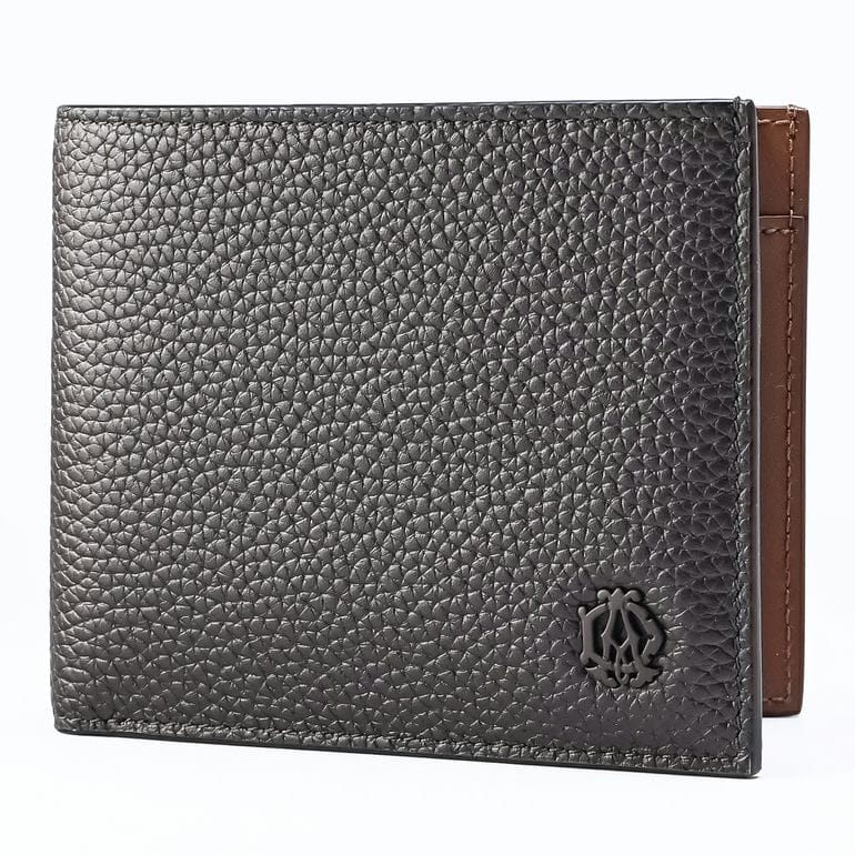 名入れ可有料】ダンヒル dunhill 二つ折り財布 小銭入れ付