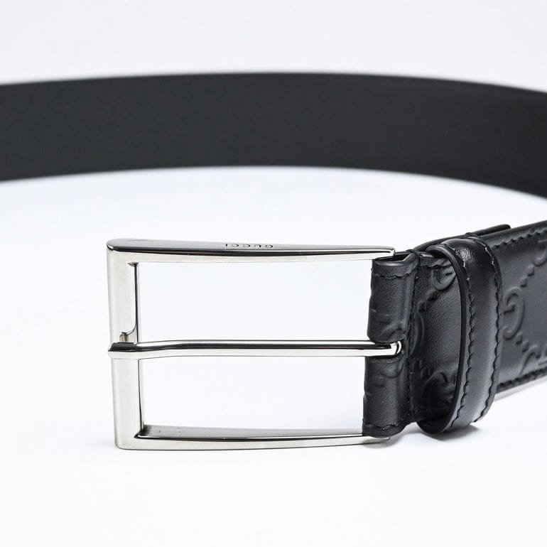 グッチ GUCCI ベルト エンボスGG メンズ シグネチャー 全3サイズ