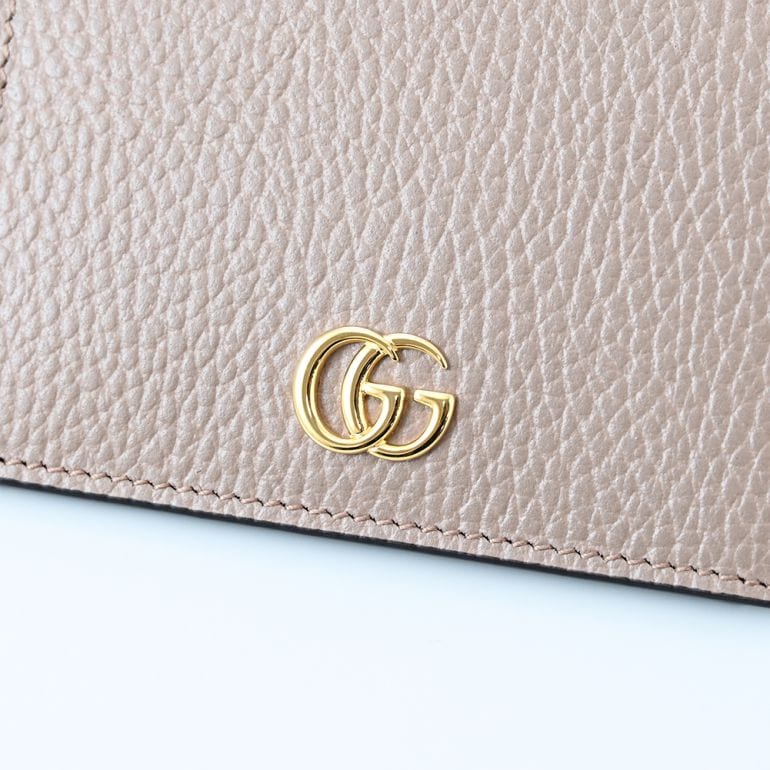 グッチ GUCCI 二つ折り財布 ミニ財布 レディース プチ マーモント