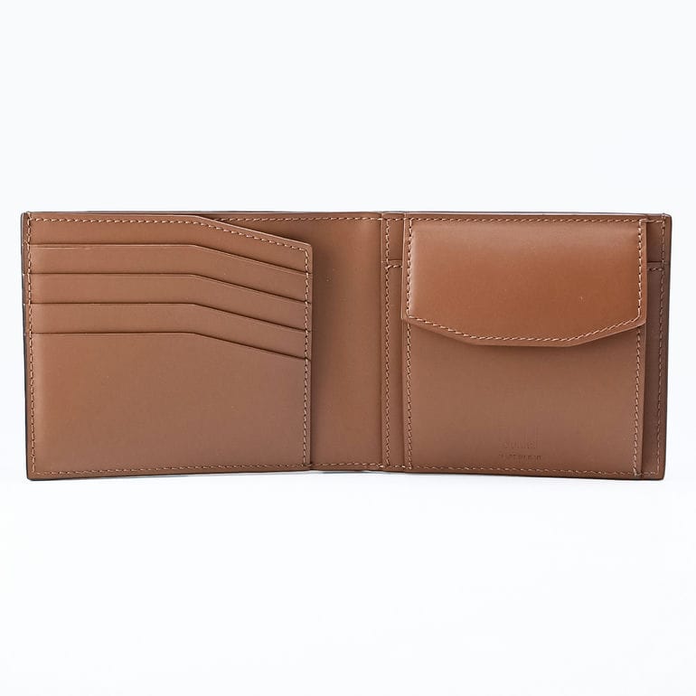 名入れ可有料】ダンヒル dunhill 二つ折り財布 小銭入れ付