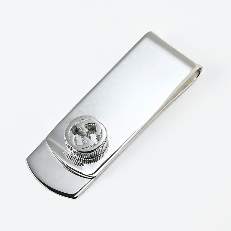 グッチ GUCCI マネークリップ メンズ INTERLOCKING インターロッキング