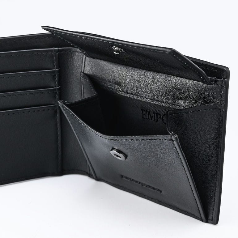 エンポリオ アルマーニ EMPORIO ARMANI 二つ折り財布 イーグルプレート