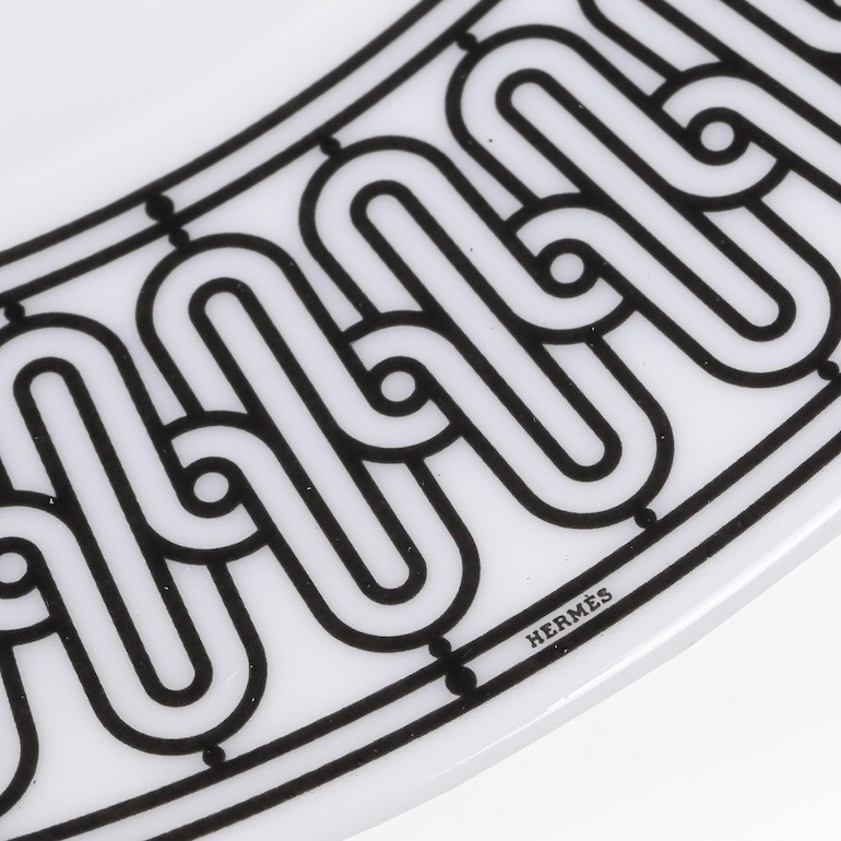 エルメス HERMES Hデコ 037007P2 22.5cm プレート No.1 ペア 中皿 洋食