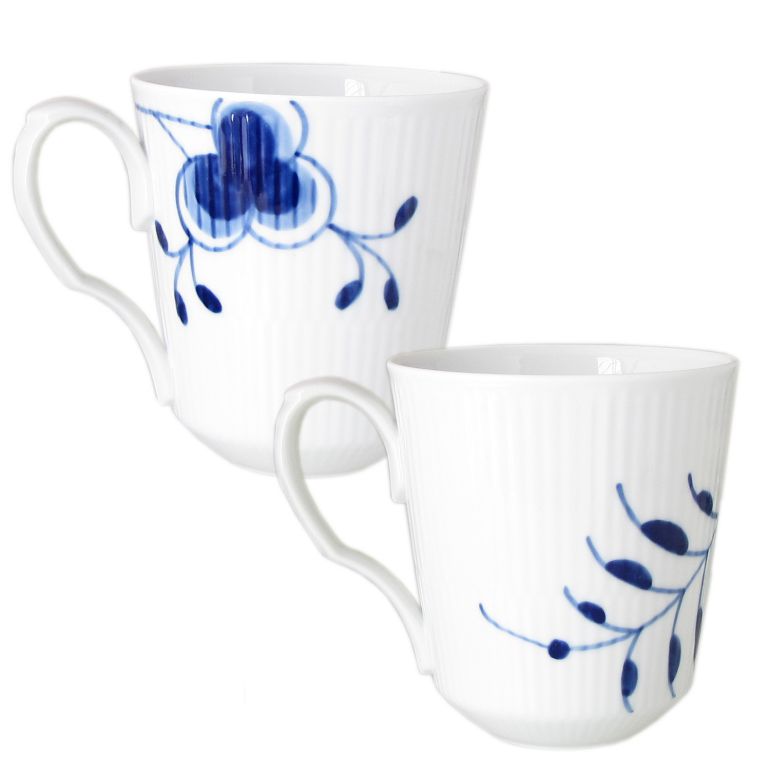ロイヤルコペンハーゲン ブルーフルーテッド メガ マグカップ ペア 20