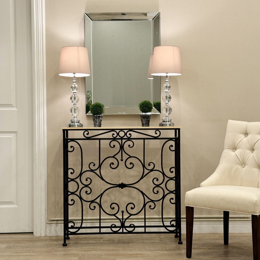 アイアン×天然大理石 コンソールテーブル | アイアンインテリア