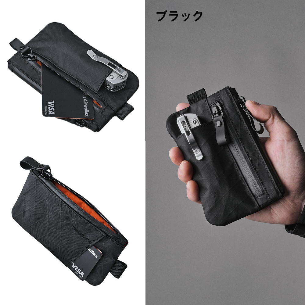 ZIP CARDHOLDER X-PAC | ACCESSORIES | 【公式】ALPAKA (アルパカ)
