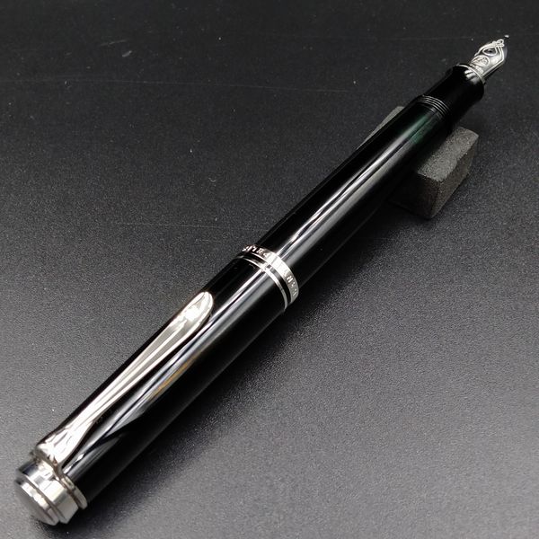 Pelikan ペリカン スーベレーン M405 ブラック Black ロジウムプレート