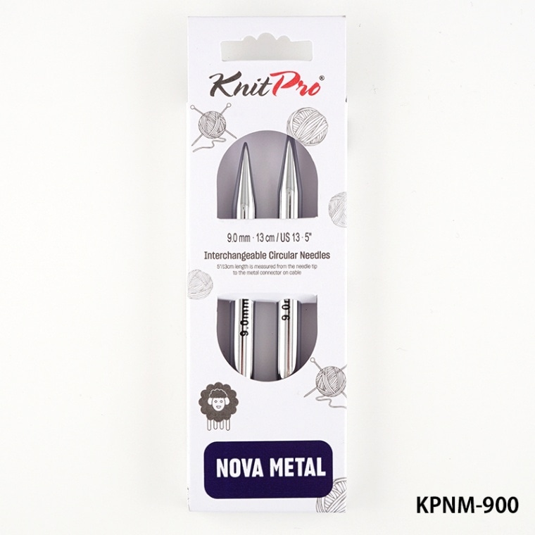 KPNM-900】ニットプロ ノヴァ メタル 付け替え可能輪針 9.00mm/9ミリ