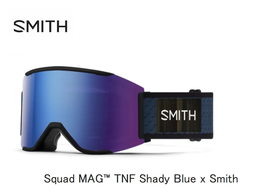 スミス 2023 SMITH Squad MAG TNF ShadyBlueSmith CP Photochr