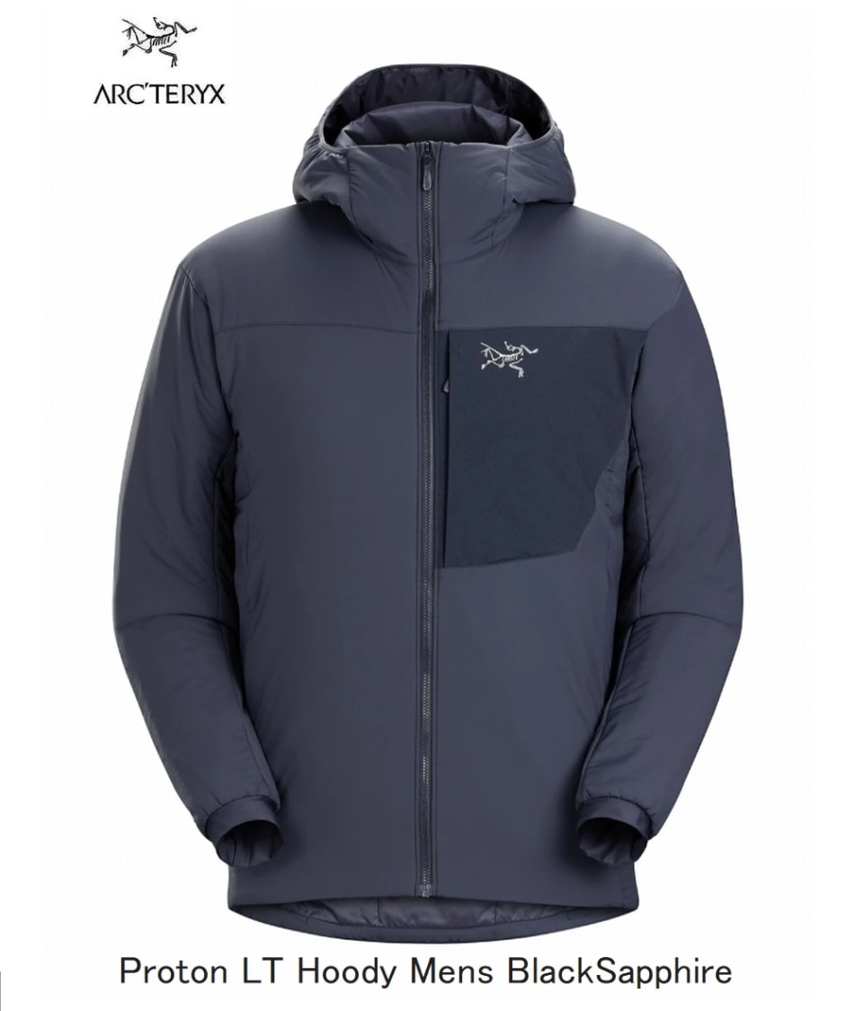 アークテリクス ARC'TERYX Proton LT Hoody Mens BlackSapphire