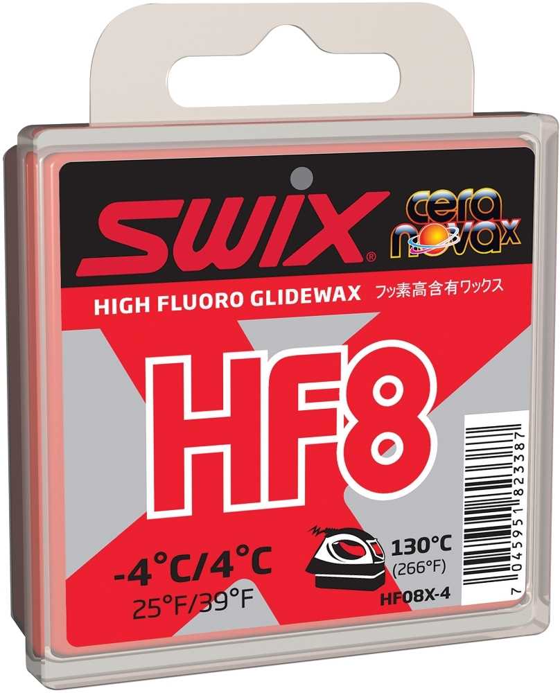 スウィックス SWIX HF-WAXES HF8-40g フッ素高含有 HF ワックス | SWIX