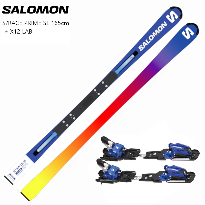 サロモン スキー板 2024 SALOMON S/RACE PRIME SL 165 12m + X12 LAB
