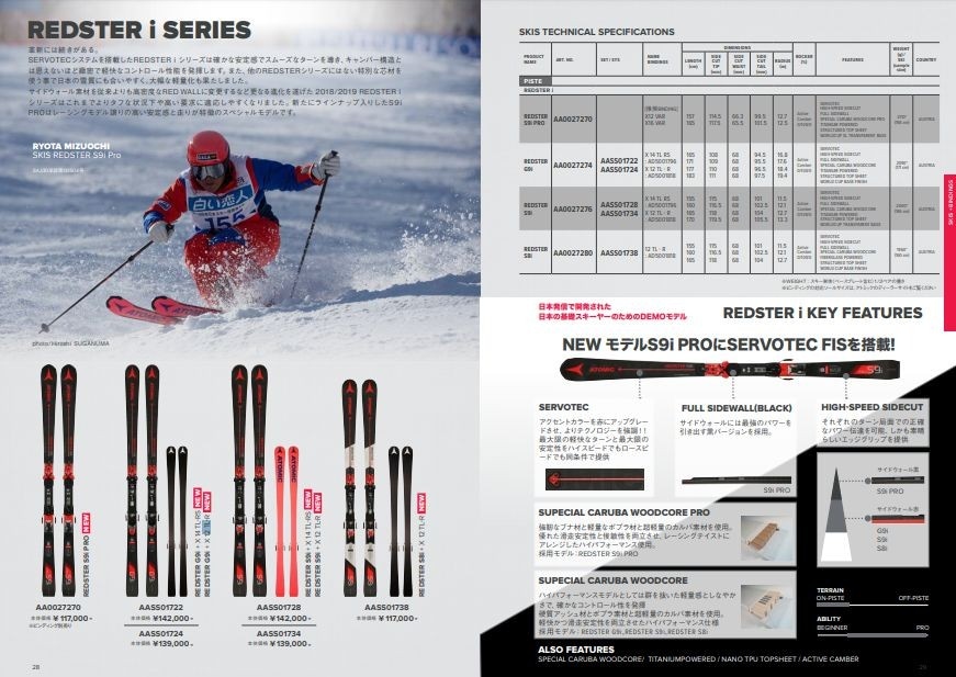 アトミック 2019 ATOMIC REDSTER G9i ＋X14TL-RS 165 171cm アトミック