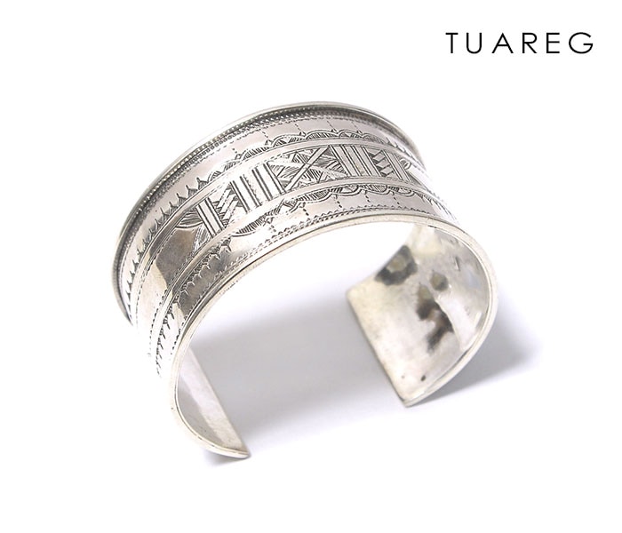 トゥアレグ シルバーバングル TOUAREG SILVER BANGLE WIDE No7 (TUAREG