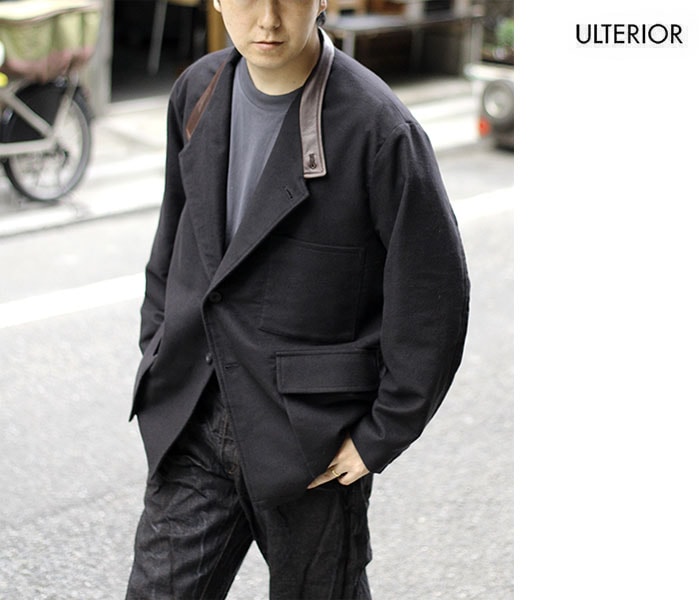 アルテリア ULTERIOR コットンシルク ブラッシュド モールスキン