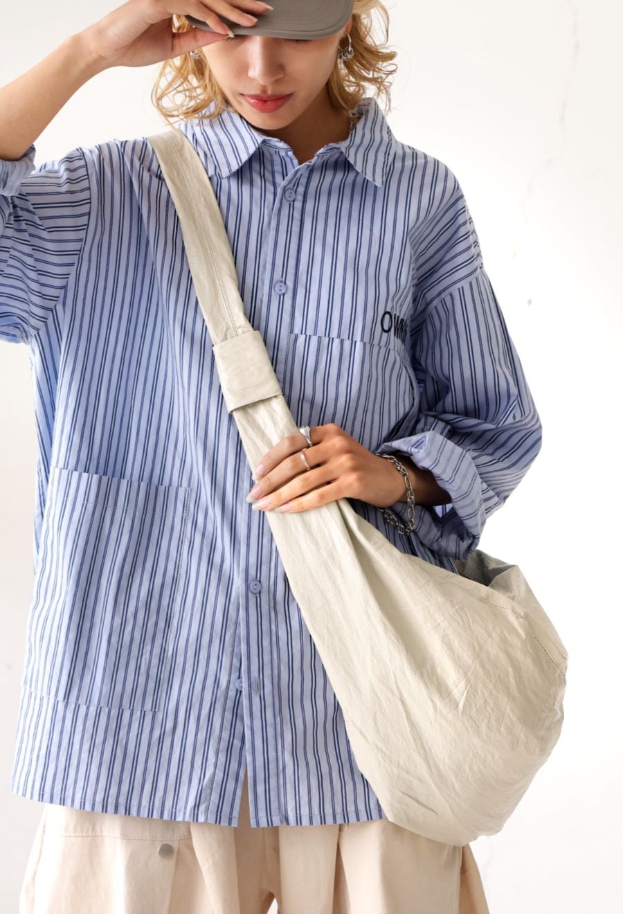 フェイクレザー ショルダーバッグ メンズ バッグ 送料無料・メール便