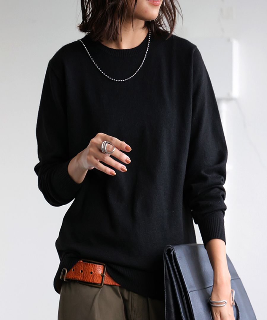 カシミヤタッチニット ニット レディース トップス 送料無料・(500