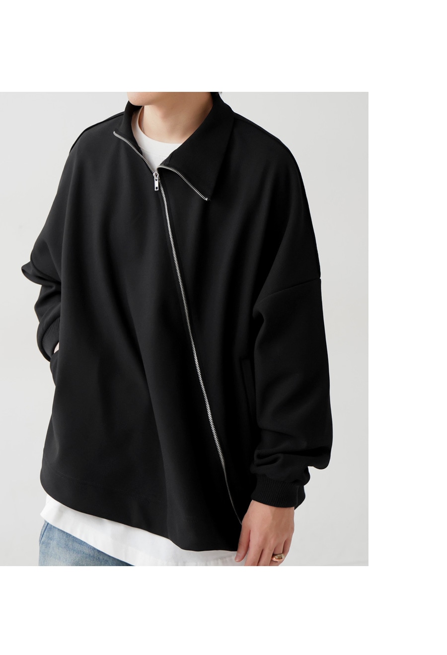 JCAESAR ZIPPER-JACKET 黒い立ち襟クロップドジャケット 楽天市場】全5