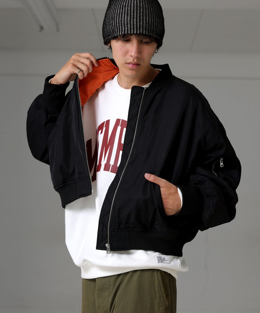 ショートMA-1 MA-1 メンズ アウター 送料無料・メール便不可 | MENS