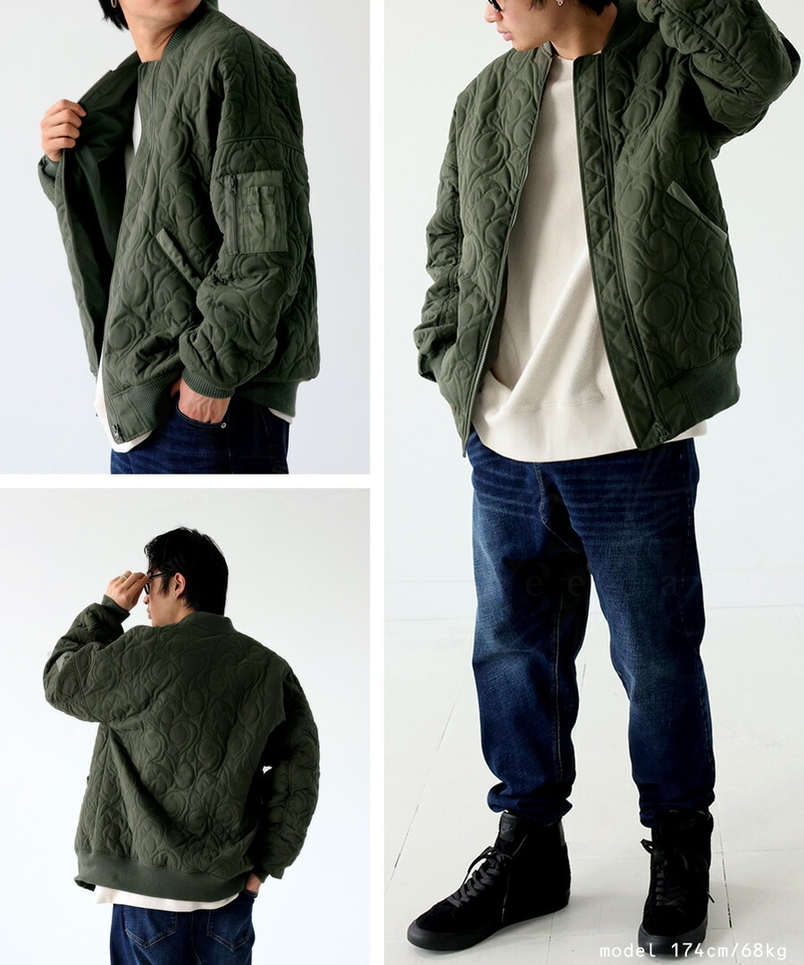 MA-1 キルティングジャケット メンズ アウター 送料無料・再販。メール