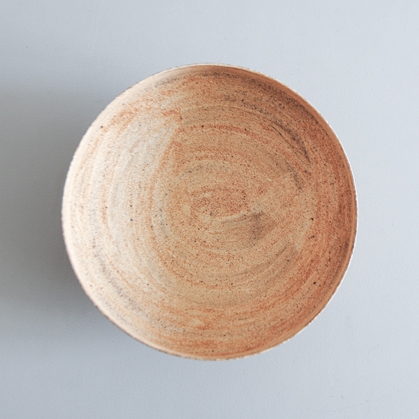 二階堂明弘 やきしめドラ鉢（黄） φ23cm H9cm