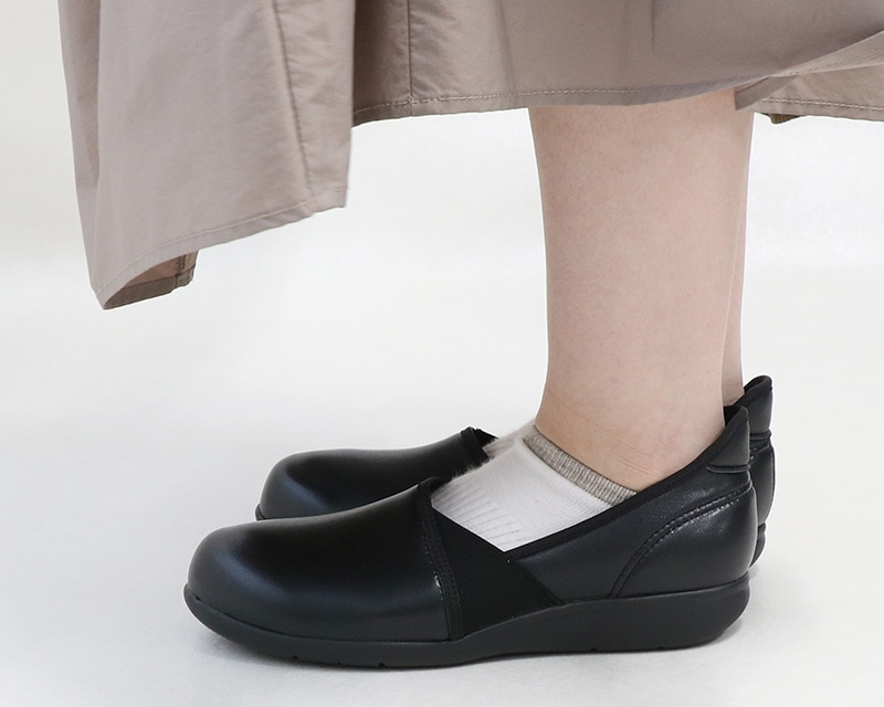 スッと足入れ】（4E）快歩主義 L173 ブラックスムース | すべての商品