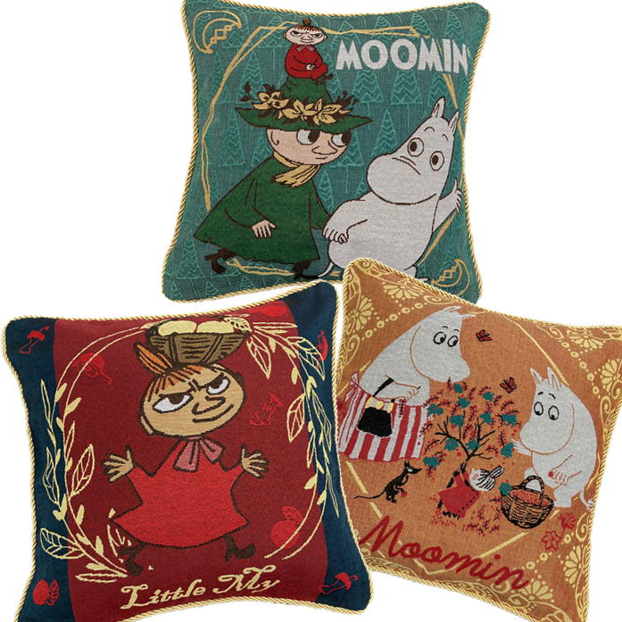 ムーミン クッション ゴブラン織り 背あて MOOMIN キャラクター