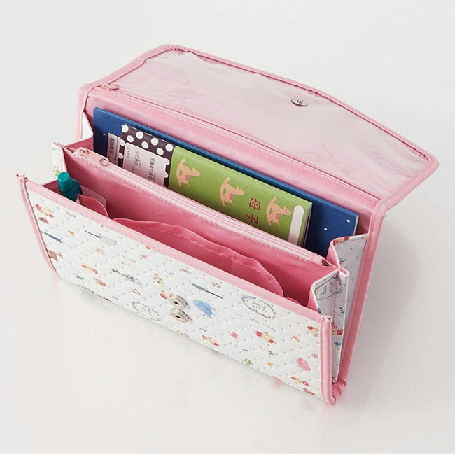 キティちゃん 母子手帳ケース ポーチ ハローキティ フォレストフレンズ