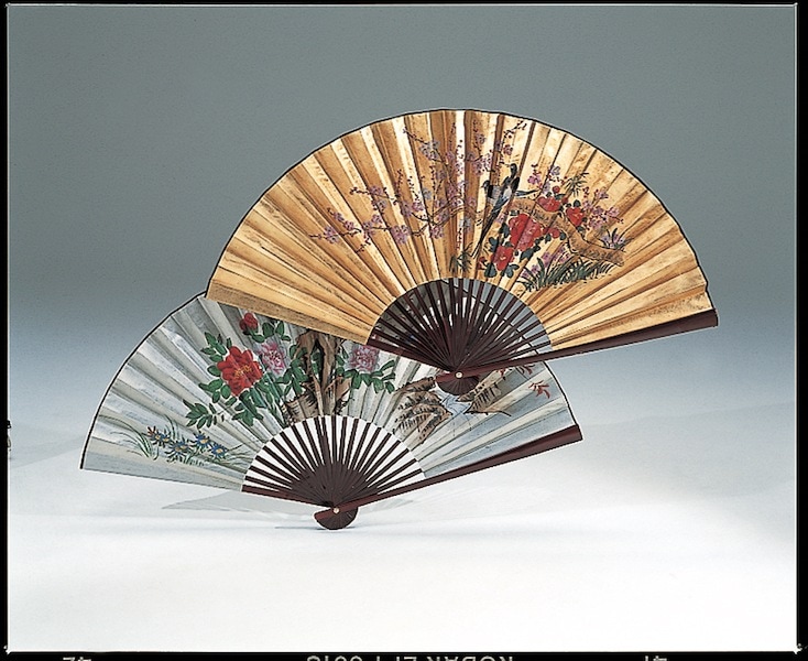 ★高級品★ 純銀 純金 扇子 扇 寿シリーズ 送料無料】 純金 扇子 松竹梅 B 10号・320g / 光則（金工芸） 高級