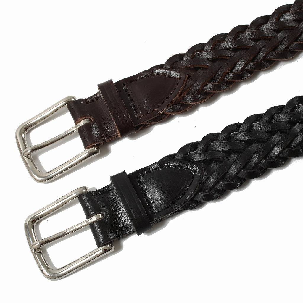 WhitehouseCox【ホワイトハウスコックス】レザーメッシュベルト P1127