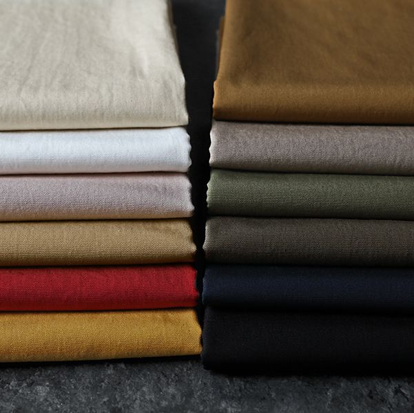 反物販売】ワイド幅│洗いをかけた 高密度 綿麻ウェザークロス バイオ