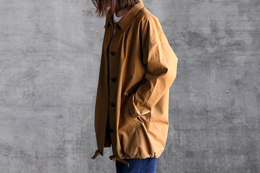 生地サンプル】ワイド幅│洗いをかけた 高密度 綿麻ウェザークロス