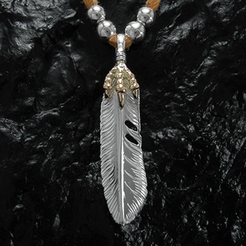 T-117p（50mm） | ペンダントトップ,フェザー | ARIZONA FREEDOM