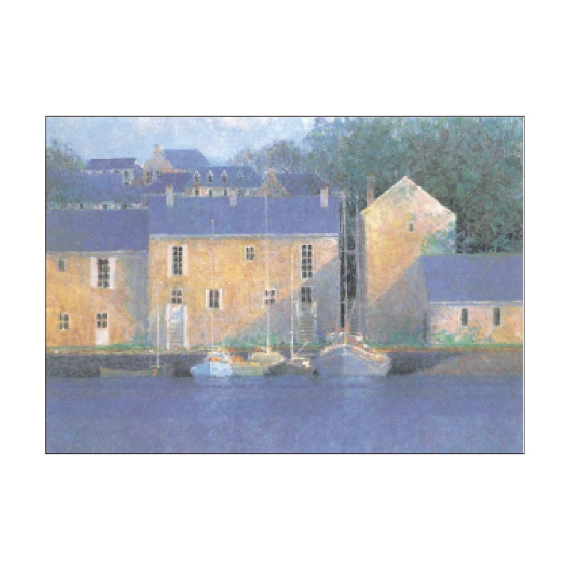 アンドレ・ブーリエ 油彩画 「アラージュの道」60cm×49cm アンドレ