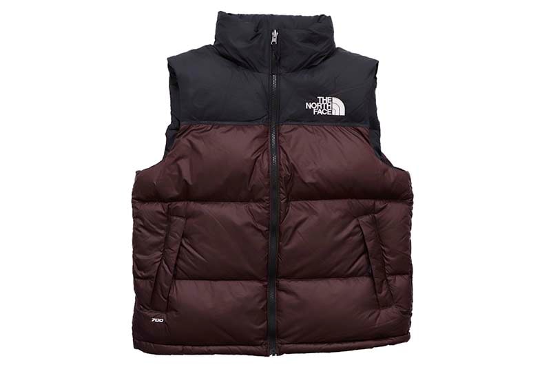 THE NORTH FACE 1996 RETRO NUPTSE VEST (NF0A3JQQLOS:COAL BROWN/TNF