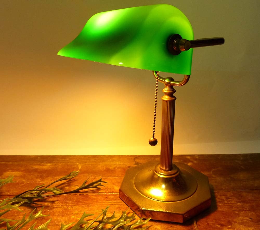 USA ヴィンテージ ダックビル バンカーズランプ(ライト) / デスク