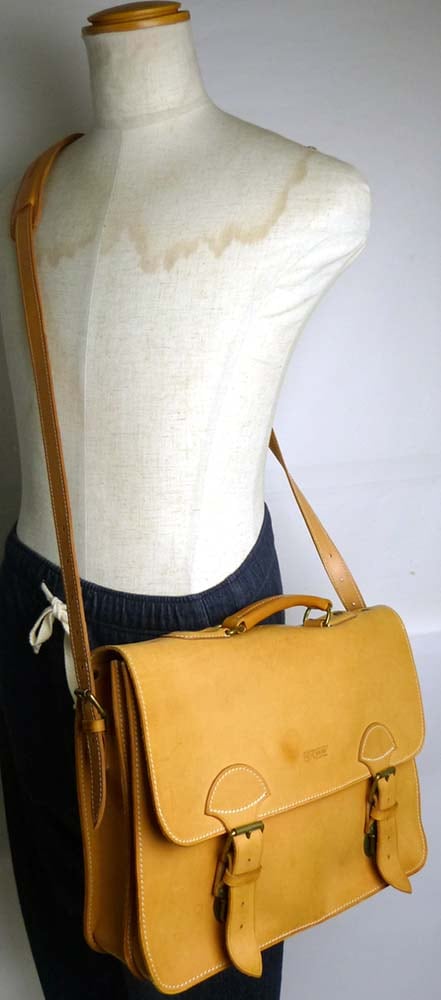 BREE / ブリー ヌメ革 2WAY フラップ ショルダー ビジネス バッグ