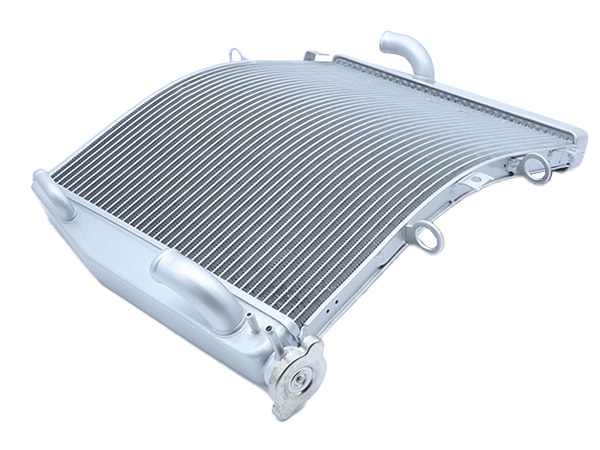 ZZR1400 ZX14R ZX-14R 06-11 社外品 ラジエーター シルバー カスタム