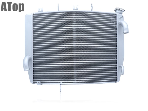 ZZR1400 ZX14R ZX-14R 06-11 社外品 ラジエーター シルバー カスタム